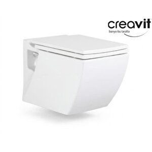 Creavi̇t Trend Asma Klozet + Duroplast Yavaş Kapanir Klozet Kapaği Set