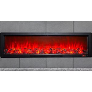 Alaz Efekt 1800w 180cm Bluetooth Ve Ses Efektli Dekoratif Elektrikli Şömine