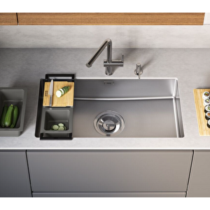 Maris Quiet Mqx 110-82 Inox Eviye
