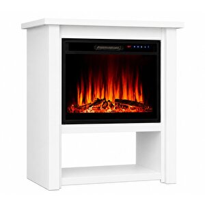 Tektes 90cm Rafli Şömi̇ne Wi̇fi̇ Alev Sesli̇