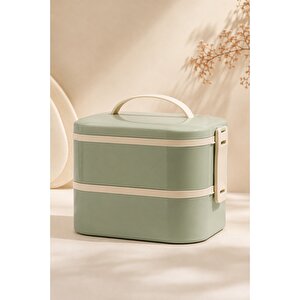 Tier - 2 Katlı Sızdırmaz Kapaklı Lunchbox 1000 Ml