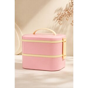 Tier - 2 Katlı Çelik Hazneli Sızdırmaz Kapaklı Lunchbox 1000 Ml