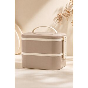 Tier - 2 Katlı Sızdırmaz Kapaklı Lunchbox 1000 Ml