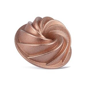 Döküm 26 Cm Rüzgar Gülü Kek Kalıbı Rosegold