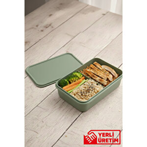 Terra - 3 Bölmeli Lunchbox Yemek Saklama Kabı Beslenme Kutusu 750 Ml