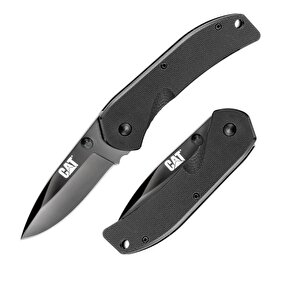 Da980008 Kemer Askı Kancalı Katlanabilir 16cm Paslanmaz Çelik Siyah Kamp Çakısı Bıçağı