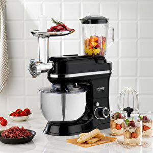 Prochef Master Multi Kıyma Aparatlı Stand Mikser 5 L-siyah