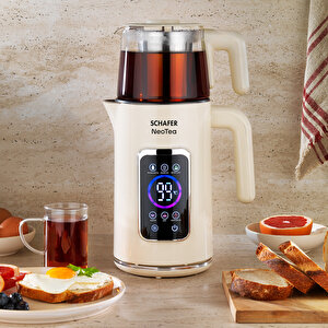 Neotea Dijital Çay Makinesi-krem