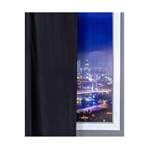 Düz Pile Blackout Karartma Perde - Işık Geçirmez L Tüm Odalara Karanlık Katar! Favori Ürün - 270x250 Cm 270x250 cm