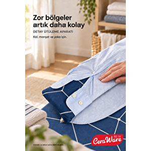 Nero Air 360 Premium Ütü Masası – 360° Döner Tabla, Hafif Ve Stabil Tasarım Lacivert Made In Korea