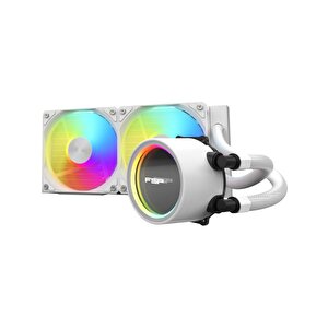 Ae24-w 240mm Argb 2 Fanli (lga1851/1700/1200/am4/am5) Uyumlu Cpu Beyaz Sivi Soğutucu
