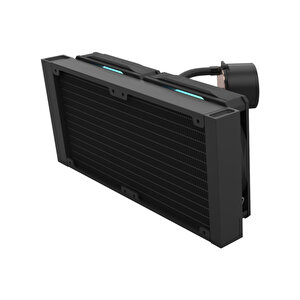 Ae24-b 240mm Argb 2 Fanli (lga1851/1700/1200/am4/am5) Uyumlu Cpu Si̇yah Sivi Soğutucu