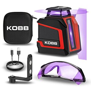 Kbl30p 3.7v Li-ion Yatay 360° Ve Dikey Otomatik Hizalamalı Mor Işık Profesyonel Çizgi Lazer