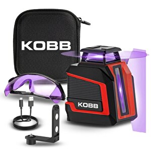 Kbl30p 3.7v Li-ion Yatay 360° Ve Dikey Otomatik Hizalamalı Mor Işık Profesyonel Çizgi Lazer