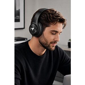 Torima Bluetooth Kulaklık Kulak Üstü Kablosuz Stereo Kulaklık P6 Siyah