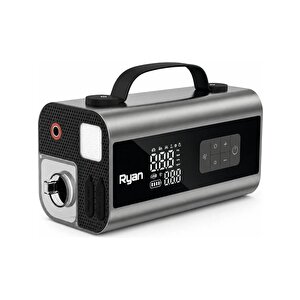 Bagajon Ryan Ry-p10 2000a Süpürgeli Akü Takviye + 150 Psi Lastik Şişirme 10'u 1 Arada – Üfleme, Powerbank, Led Fener