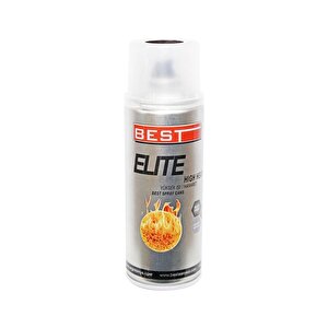 Elite 300c Isıya Dayanıklı Eko Siyah Sprey Boya 400 Ml