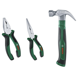 Pense Seti 2 Parça (kargaburun 180 Ve Pense 180) + Bosch Orta Çatal Ağızlı Çekiç