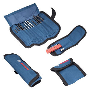 Professional Gsb 120-li 2x2ah Akülü Darbeli Delme/vidalama + 23 Parça Set - 06019g8102 + Bosch Sırt Çantası