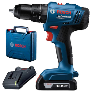 Professional Gsb 183 Tek Akülü 2 Ah Darbeli Matkap Şarjlı  - 06019k9101 + Bosch Sırt Çantası