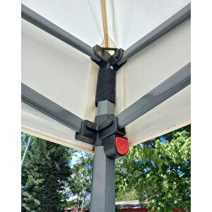 3×6 Premium Makaslı Katlanır Mavi Çardak