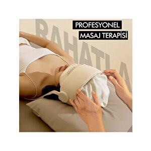 Relaxus Sıkmalı Ovmalı Isıtmalı Kafa Masaj Cihazı Şarjlı Akıllı Yoğurma Baş Ve Göz Masaj Aleti