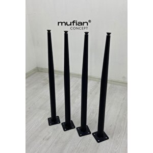 Lucas - Metal Mutfak Masası - Yemek Masası - Çalışma Masası - Balkon Masası Ayağı 4 Adet Ayak 73 Cm