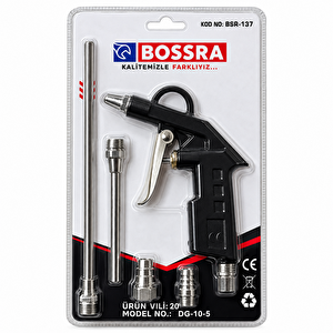 Bossra Bsr-137 5 Parça Hava Tabancasi Seti̇ – Kompresör Hava Aksesuar Seti̇