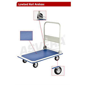 Lowbed 300 Katlanabilir Platform El Arabası 300 Kg Yük Arabası