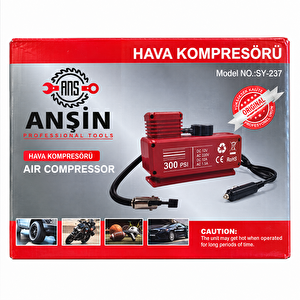 Anşi̇n Sy-237 Hava Kompresörü – Taşinabi̇li̇r Elektri̇kli̇ Şi̇şi̇rme Pompasi