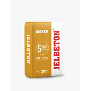 İsonem Jelbeton Sari 20 Kg – Çi̇mento Esasli Kendi̇li̇ği̇nden Yayilan Renkli̇ Zemi̇n Kaplama Harci