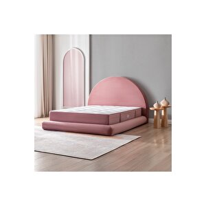Legom Yatak Baza Başlik Set Yikanabi̇li̇r Ortopedi̇k Torba Yayli 10 Yil Garanti̇li̇ Toz Pembe