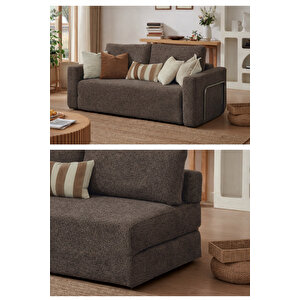 Partner Sofa & Yatak & Berjer Kahverengi