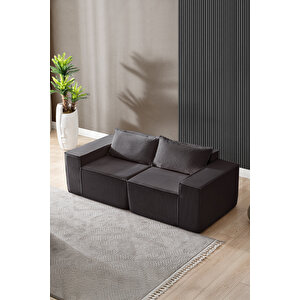 Puzzle Sofa Koltuk Tamamen Sünger Antrasit