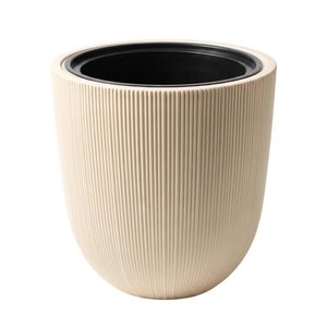 So-palm3 Palmiye Dekoratif Plastik Saksı İç Kovalı 30 Lt No: 3 Krem