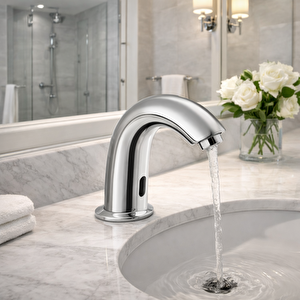 Fotoselli̇ Lavabo Bataryasi Sicak-soğuk Pi̇lli̇+elektri̇kli̇