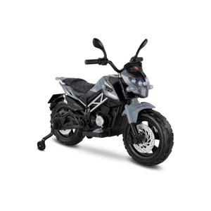 447 Motocross Akülü Motor Çocuk Motoru Gri