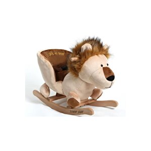 Egitici Peluş Sallanan Aslan Ahsap Sallanan Aslan