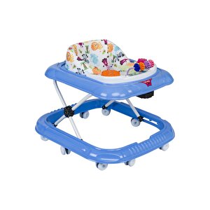 3 Kademeli Lüx Dido Müzikli Yürüteç Örümcek Mama Tablalı Bebek Yürüteci 10 Teker