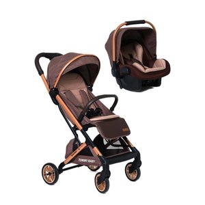 Quantum Kabin Travel Bebek Arabası Kabin Boy Bebek Arabası Pedli Katlanabilir Yağmurluk Hediye