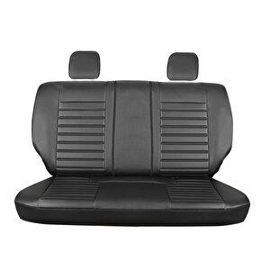Peugeot 206 Full Deri Oto Koltuk Kılıfı Ön Arka Set Original Serisi Siyah