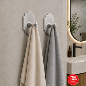 Rusti̇k Tasarım Askılık- Inoks Renk Inox