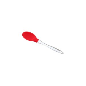 Red 3 Parça Silikon Set Kırmızı Yemek Pişirme Mutfak Seti Kaşık Yumurta Fırçası Spatula Seti