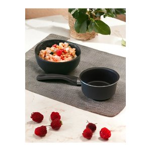 2'li Tava Seti - Granit Kaçerola Sos Tava Ve 20 Cm Tava - Sos Ve Omlet Tavası Seti