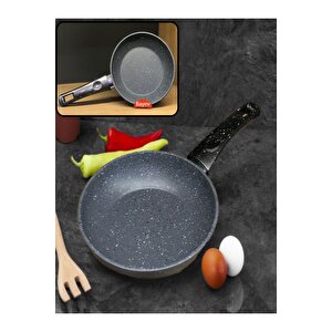 Granit 18 Cm Tekli Tava Siyah - Omlet Tavası Kahvaltılık Sos Tava