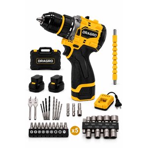21v Kömürsüz Darbeli Metal Şanzıman Çift Akülü Vidalama Full Setli