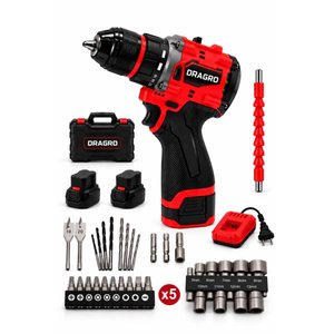 21v Kömürsüz Darbeli Metal Şanzıman Çift Akülü Vidalama Full Setli