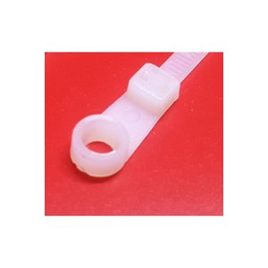 Montaj Delikli Kablo Bağı Plastik Cırt Kelepçe 4x205 200 Adet Beyaz