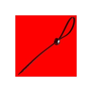 Tokalı Düğme Başlıklı, Kablo Bağı Plastik Cırt Kelepçe 7.6x380 Mm 100 Adet