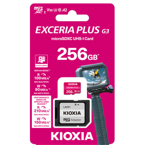 Exceria Plus G3 256gb V30 U3 4k Microsd Hafıza Kartı 210/150mb/s Lmpl3m256gg2